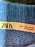 Zara Solid Blue Pullover Sweater Size L - photo 7