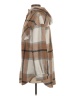Unbranded 100% Polyester Plaid Brown Coat Size S - photo 5