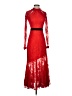 Three Floor Red Cocktail Dress Size 0 - photo 1