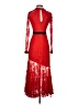 Three Floor Red Cocktail Dress Size 0 - photo 2
