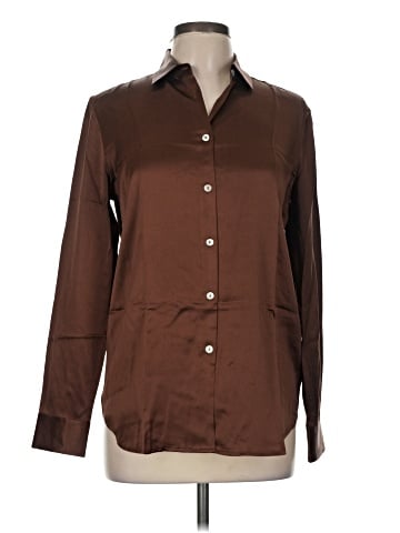 LILYSILK Long Sleeve Silk Top (view 1)