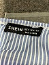 Shein 100% Polyester Checkered-gingham Blue Casual Dress Size 4 - photo 6