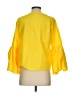Zara Yellow 3/4 Sleeve Blouse Size S - photo 2