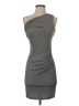 Studio M Solid Gray Cocktail Dress Size XS - photo 1
