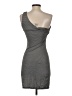 Studio M Solid Gray Cocktail Dress Size XS - photo 2