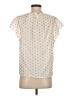 Amadi Ivory Short Sleeve Blouse Size XS - photo 2