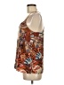 Newbury Kustom 100% Polyester Paisley Brown Sleeveless Blouse Size M - photo 5