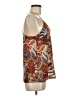 Newbury Kustom 100% Polyester Paisley Brown Sleeveless Blouse Size M - photo 4