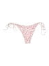 Zaful Floral Pink Swimsuit Bottoms Size 4 - photo 1
