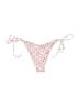 Zaful Floral Pink Swimsuit Bottoms Size 4 - photo 2