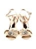 Badgley Mischka Gold Ivory Heels Size 8 1/2 - photo 2