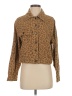 BaeVely 100% Cotton Animal Print Brown Jacket Size S - photo 1