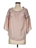 Jennifer Lopez 100% Polyester Pink 3/4 Sleeve Blouse Size M - photo 1