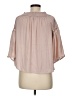 Jennifer Lopez 100% Polyester Pink 3/4 Sleeve Blouse Size M - photo 2