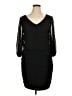DressBarn 100% Polyester Black Cocktail Dress Size 16 - photo 1