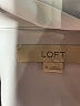 Ann Taylor LOFT 100% Polyester Gray Long Sleeve Blouse Size M - photo 7