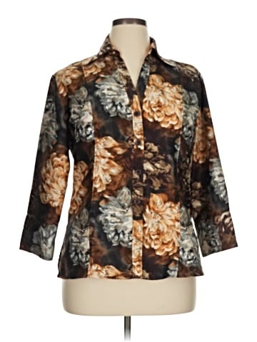 Harve Benard 3/4 Sleeve Blouse (view 1)