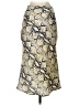 Polly Animal Print Graphic Snake Print Gold Formal Skirt Size 2 - photo 2