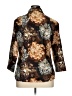 Harve Benard 100% Polyester Floral Brown 3/4 Sleeve Blouse Size XL - photo 2