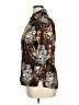 Harve Benard 100% Polyester Floral Brown 3/4 Sleeve Blouse Size XL - photo 5