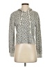 ALTERNATIVE Animal Print Silver Pullover Hoodie Size S - photo 1