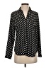Ann Taylor 100% Polyester Polka Dots Black Long Sleeve Blouse Size XS - photo 1