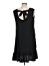 Shein Solid Black Casual Dress Size L - photo 2