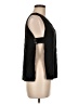 Shein Black Sleeveless Button-Down Shirt Size M - photo 4