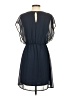 Charming Charlie 100% Polyester Solid Blue Casual Dress Size S - photo 2