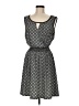 Max Studio Argyle Gray Black Casual Dress Size M - photo 1