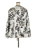 Colleen Lopez Animal Print Silver Long Sleeve Blouse Size 3X - photo 2