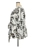 Colleen Lopez Animal Print Silver Long Sleeve Blouse Size 3X - photo 5