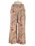 Assorted Brands Floral Tan Casual Pants Size S - photo 1