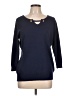Allie & Rob Blue Pullover Sweater Size L - photo 1