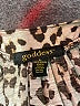 Goddess 100% Polyester Animal Print Brown Short Sleeve Blouse Size L - photo 7