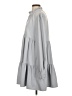 En Saison Solid Gray Casual Dress Size S - photo 5