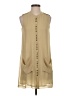 Collective Concepts 100% Polyester Tan Casual Dress Size S - photo 1