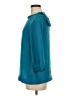 L.K. Bennett 100% Polyester Teal 3/4 Sleeve Blouse Size 8 - photo 5