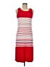 Assorted Brands Stripes Red Casual Dress Size EU (FR) 40 / US 8 - photo 1