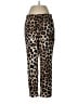 Banana Republic 100% Polyester Animal Print Gold Casual Pants Size M - photo 1