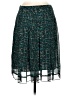 DressBarn 100% Polyester Tweed Teal Formal Skirt Size 6 - photo 2
