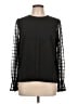 Shein Black Long Sleeve Blouse Size L - photo 1