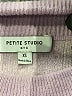 Petite Studio New York 100% Wool Checkered-gingham Purple pullover sweater Size XS - photo 7