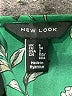 New Look 100% Polyester Floral Green Casual Dress Size 2 - photo 4