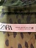 Zara 100% Polyester Animal Print Green button down Size XS - photo 7