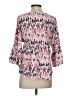 Andree by UNIT 100% Rayon Pink 3/4 Sleeve Blouse Size S - photo 2