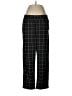 Gap 100% Elastane Plaid Black Casual Pants Size M - photo 1