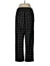 Gap 100% Elastane Plaid Black Casual Pants Size M - photo 2