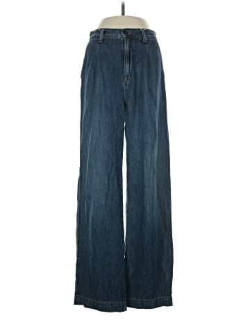 Madewell The Harlow Wide-Leg Jean in Fieldale Wash: Airy Denim Edition (view 1)