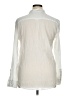 Chaps 100% Cotton Ivory Long Sleeve Blouse Size XL - photo 2